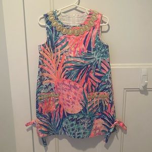 Lilly Pulitzer size 5 shift dress EUC!! Pineapple print